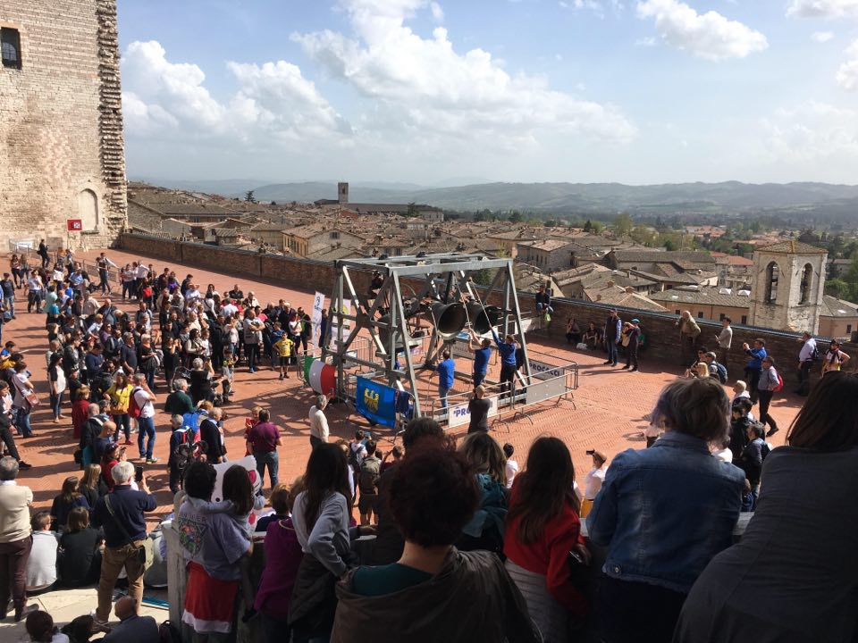 Mobile belfry in Italy