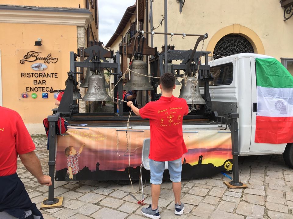 Mobile belfry in Italy